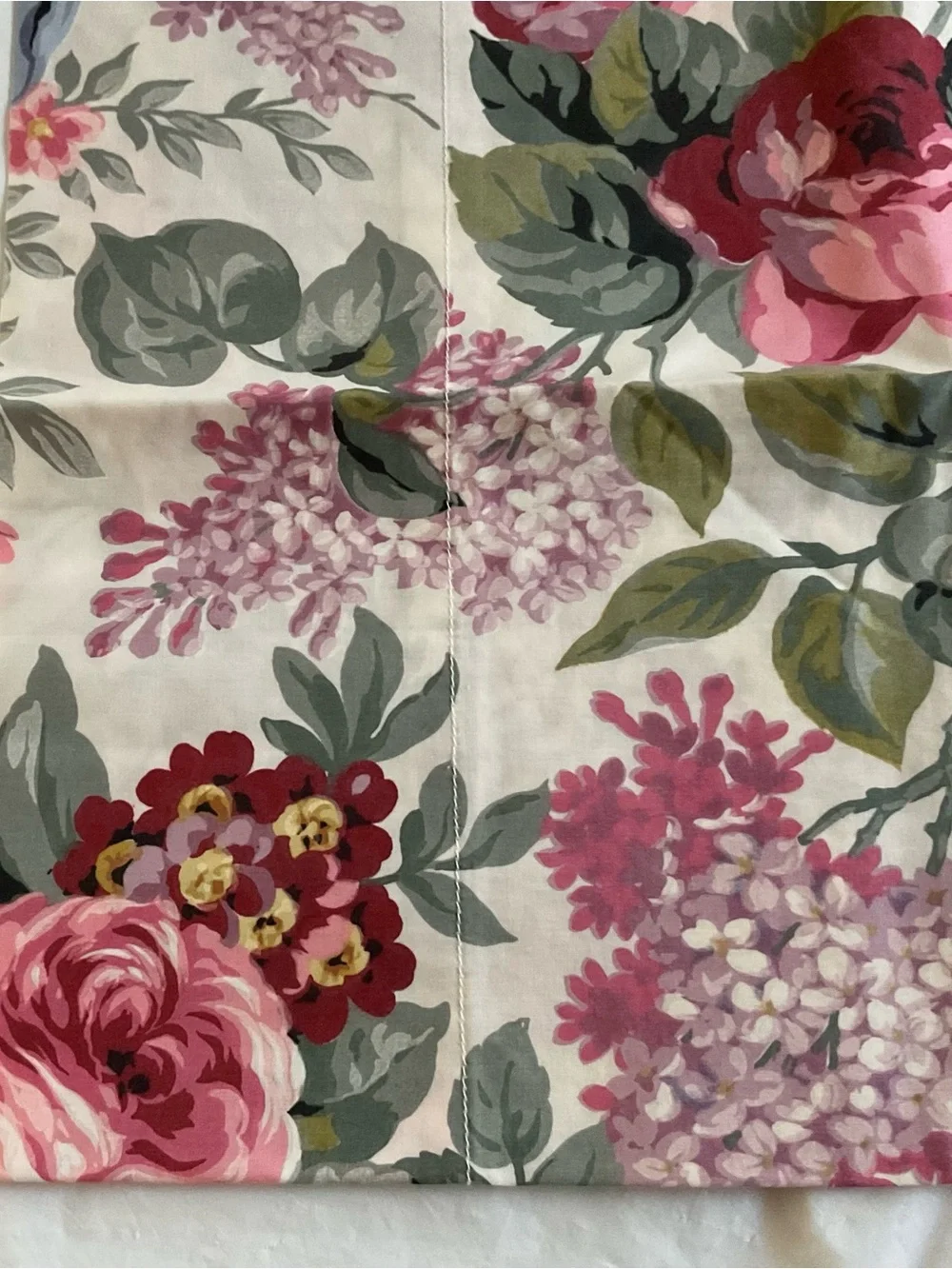 Vintage Set of 2 Ralph Lauren Allison Floral Standard Pillowcase- New